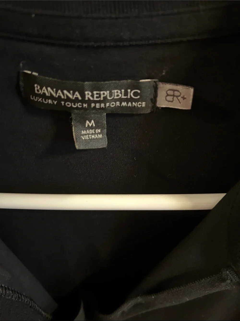 Banana Republic Men’s Black Polo Shirt - Classic Short Sleeve